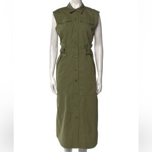 Ted Baker  shirt dress Olive Green Midi